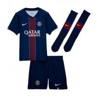 Paris Saint-Germain Joao Neves #87 Koti Peliasu Lasten 2025-26 Lyhythihainen (+ Lyhyet housut)